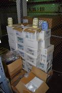 1 PALLET OF ASSORTED CONTENTS - CLARITY SOLID RINSE ADDITIVE, PLASTIC BAGS