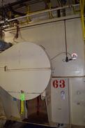 MCCARTER BOTTOM JACKETED STEEL TANK 63 WITH SIDE SCRAPE AGITATOR