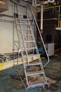 COTTERMAN 10 STEP ROLLING LADDER
