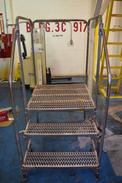 2 STEP STEEL PLATFORM - PLATFORM DIMENSIONS ~35 X 37\