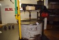 STAINLESS JACKETED MIXER WITH 5 HP GEAR MOTOR APPROX 60