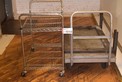 LOT OF 2 STEEL ROLLING CARTS