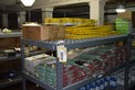 CONTENTS OF SHELVES - MOP HEADS AND SHOE COVERS