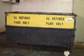 STEEL ROLLING CART WITHOUT CONTENTS ~4.5 X 2.5 X 2\'