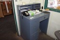 STEEL WORKERS DESK WITHOUT CONTENTS ~3 X 2.5 X 5\'