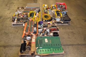 3 PALLETS OF ASSORTED ELECTRICAL CONTROLS