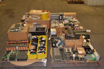 4 PALLETS OF ASSORTED ELECTRICAL CONTROLS