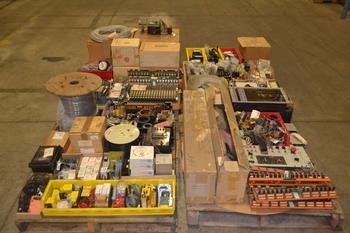 4 PALLETS OF ASSORTED ELECTRICAL CONTROLS