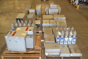 6 PALLETS OF ASSORTED CAPACITORS