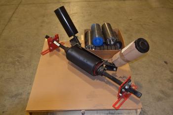 LOT OF ASSORTED REPLACEMENT CONVEYOR BELT ROLLERS