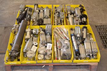 1 PALLET OF ASSORTED PNEUMATIC CYLINDERS