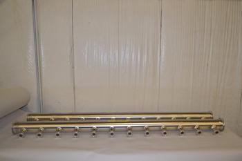 LOT OF 2 INDAG STAINLESS PRODUCTION MANIFOLD