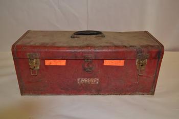 TOOLBOX WITH ASSORTED HAND TOOLS