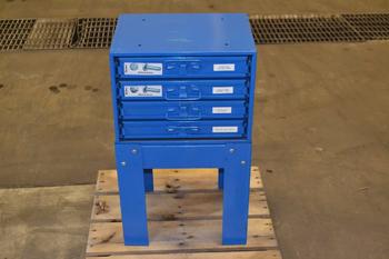FASTENAL HARDWARE STORAGE CABINET, WITH CONTENTS