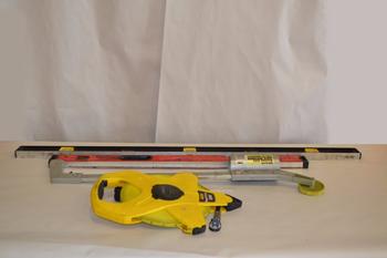 LOT OF ASSORTED MEASURING, MARKING TOOLS