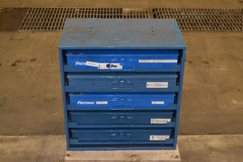 FASTENAL HARDWARE STORAGE CABINET, WITH CONTENTS