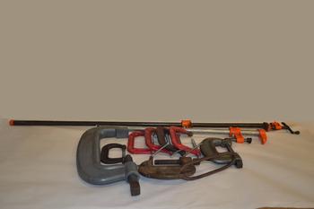 LOT OF ASSORTED CLAMPS