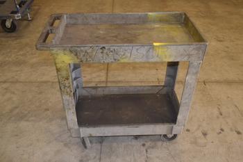2-TIER PLASTIC UTILITY CART