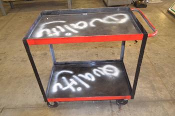 2-TIER STEEL UTILITY CART