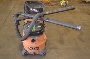 RIDGID PROFESSIONAL SHOP VAC, 16 GALLON, 6.5HP