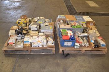 2 PALLETS OF ASSORTED VALVE PARTS