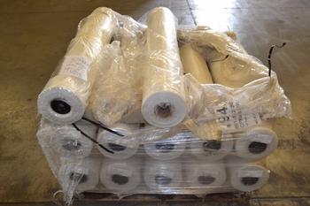 1 PALLET OF 48X0015 SINGLE WOUND PLASTIC SHEETING