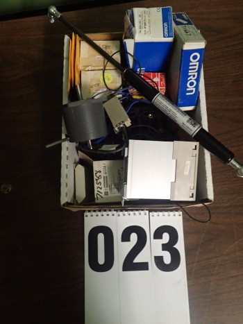 Assorted NOS Surplus Electronics Including Solenoids, Relays, and Contacts