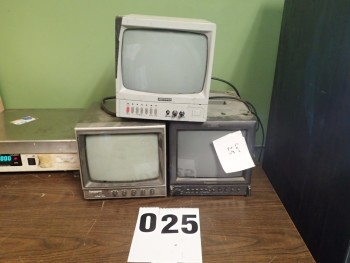 3 CCTV Monitors