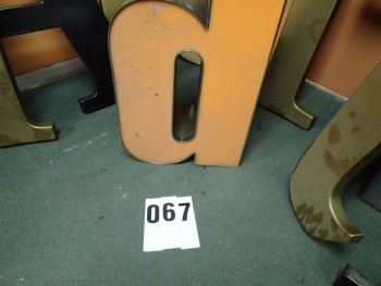 Assorted Outdoor Sign Letters