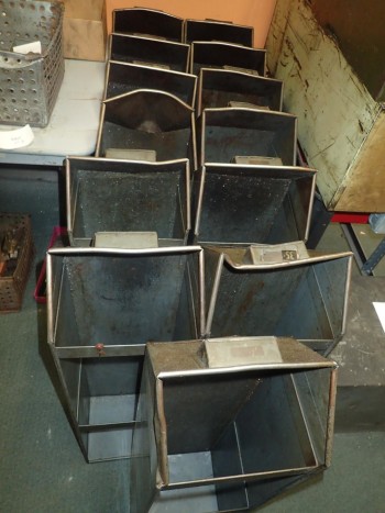 13 Long Steel Bins