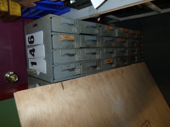 24 Drawer Steel Cabinet