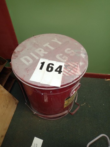 Justrite Oily Waste Rag Can 21-Gallon