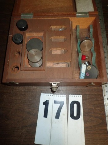 Mitutoyo Hardness Tester Anvils Accessories & Wood Case