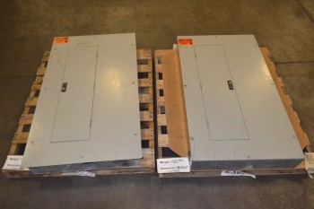 LOT OF 2 ASSORTED WESTINGHOUSE DISTRIBUTION PANELS