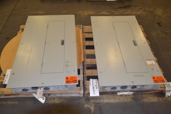 LOT OF 2 ASSORTED DISTRIBUTION PANELS, WESTINGHOUSE