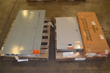LOT OF 3 ASSORTED DISTRIBUTION PANELS