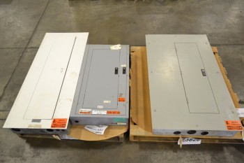 LOT OF 3 ASSORTED DISTRIBUTION PANELS