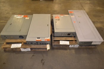 LOT OF 4 ASSORTED DISTRIBUTION PANELS