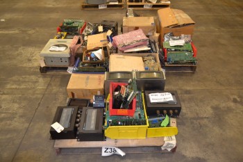 3 PALLETS OF ASSORTED ELECTRICAL CONTROLS