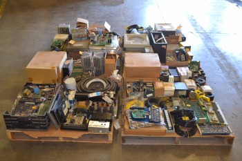 4 PALLETS OF ASSORTED ELECTRICAL CONTROLS
