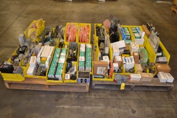 2 PALLETS OF ASSORTED ELECTRICAL CONTROLS