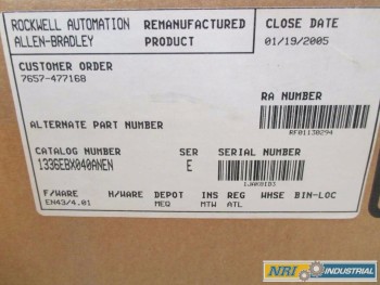 NEW ALLEN BRADLEY 1336E-BX040-AN-EN MOTOR DRIVE