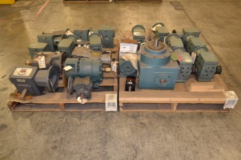 2 PALLETS OF ASSORTED GEAR REDUCERS