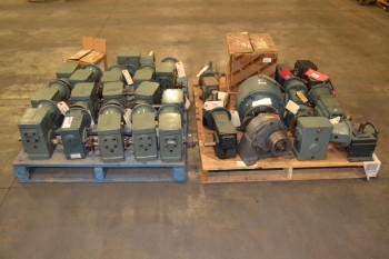 2 PALLETS OF ASSORTED GEAR REDUCERS