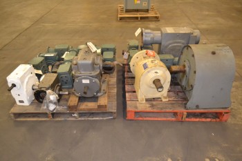 2 PALLETS OF ASSORTED GEAR REDUCERS