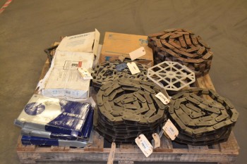 1 PALLET OF ASSORTED ROLLER CHAIN