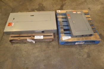 LOT OF 2 ASSORTED DISTRIBUTION PANELS