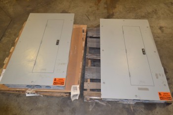 LOT OF 2 ASSORTED DISTRIBUTION PANELS, WESTINGHOUSE