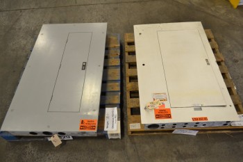LOT OF 2 ASSORTED WESTINGHOUSE DISTRIBUTION PANELS