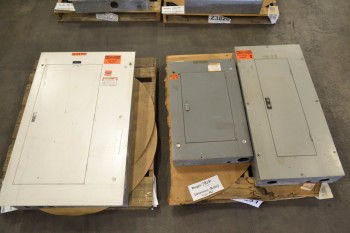 LOT OF 3 ASSORTED DISTRIBUTION PANELS